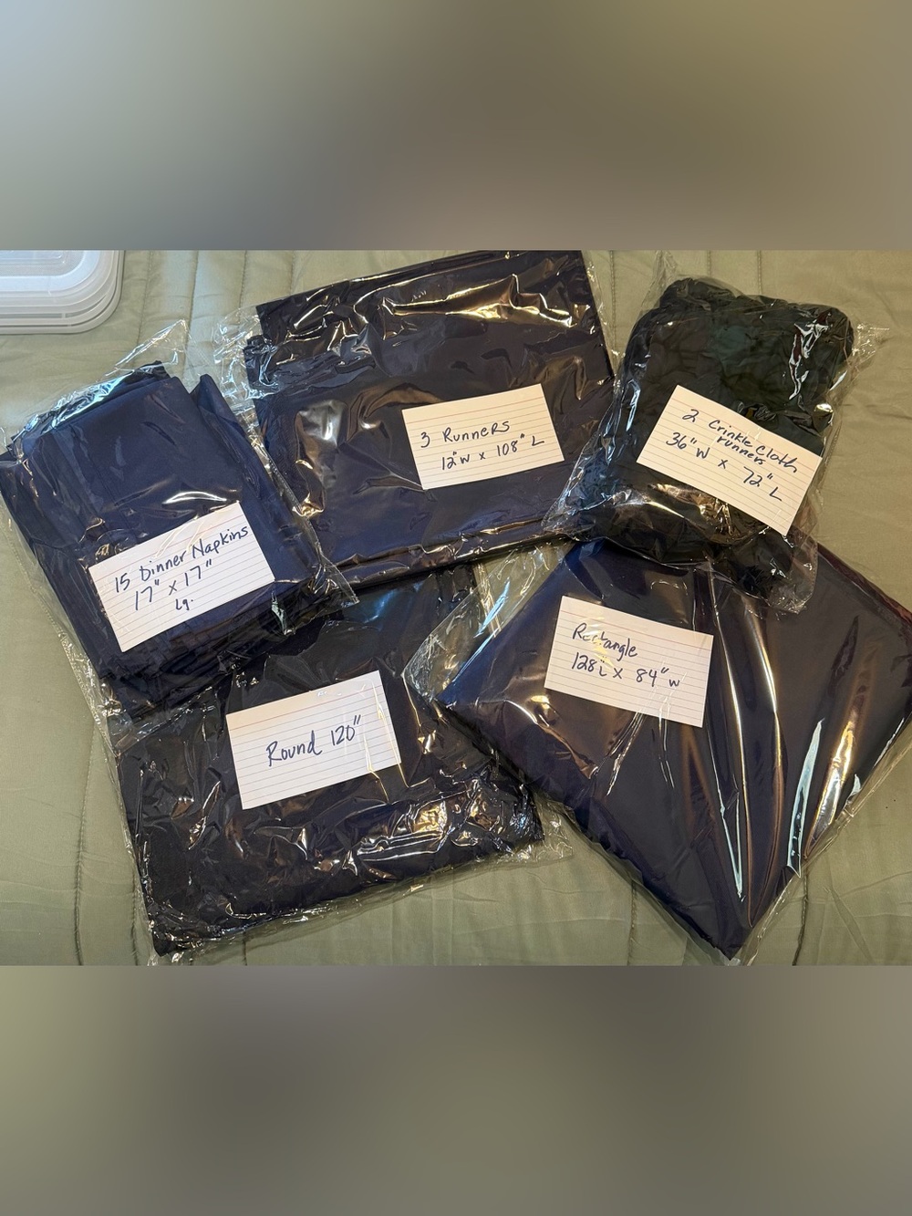 Assorted Navy Blue Linen Bundle - $25 for all NWOT